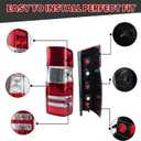 Tail Light Compatible with 2007-2018 Mercedes-Benz Dodge Freightliner Sprinter 2500/3500 No Bulbs(Left Driver Side)