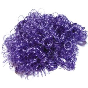 Linpeng Crafts, Curly, Making Supplies, Clown 2oz, Purple Doll Hair