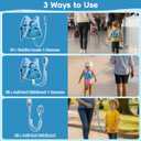 Dr.meter 3 in 1 Toddler Harness Leash + 8.2ft Anti Lost Wrist Link, Cute Dinosaur Kids Safety Harness with Key Lock, Child Walking Harness Assistant Strap for Outdoor Activity Travel, Blue