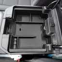 Full Size Center Console Organizer Tray Compatible with 2019-2022 Chevy Silverado/GMC Sierra 1500 and 2020-2022 2023 Silverado/Sierra 2500HD 3500HD Accessories -Full Console w/Bucket Seats ONLY, Black