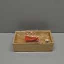 mDesign Wooden Bamboo Drawer Organizer - 12" Long Stackable Storage Box Tray for Kitchen Drawers/Cabinet - Utensil, Silverware, Spatula, and Flatware Holder - Echo Collection - 2 Pack, Natural Wood