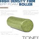 Tone Fitness High Density EPP Foam Exercise Foam Roller for Yoga, Pilates, Stretching, Massage, and Recovery 24 inch Blue