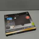 GE Ultra-Thin Amplified TV Antenna, 4K Ready 1080P Digital HDTV UHF VHF, Long Range Indoor TV Antenna, Amplifier with LTE Filter, Reversible Black/White Finish, 48862