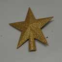 Christmas Tree Star Topper, 8" Gold Xmas Star Tree Decorations, 3D Shatterproof Bethlehem Star Tree Topper Decorations, Waterproof Christmas Tree Topper Decor for Holiday Home Outdoor Ornament