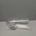 50 Sets Clear Plastic Cups with Lids and Straws, Disposable Iced Coffee Cups Drinking PET for Cold Drinks, Juice, Smoothie, Coffee Shops, Party, Christmas(Clear,16 oz)