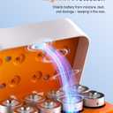 8-Pack Rechargeable AA Batteries with Charger, 2800mAh High Capacity NiMH Battery, 8-Slot Double A NiMH Charger with Smart Charging, Multiple Charging Protections