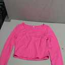 Womens Long Sleeve Crop Top Scoop Neck Sexy Slim Fitted Casual Base Layer Lightweight Soft Tops Workout Shirts 2025 Women's Clothing XS Fall Winter Underwear Spring Fashion Basic Going Out Tops, XS