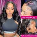 22 Inch Body Wave Lace Front Wigs Human Hair Pre Plucked for Black Women 13x4 Frontal Wigs Human Hair 200 Density Glueless Wigs Human Hair