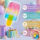 Ice Cream Squeeze Squishy,Summer Party Favors for Kids Adults,Soft Sensory Fidget Toy for Stress & Anxiety Relief,Birthday Gift & Classroom Rewards