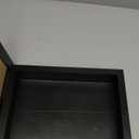 Hidden Gun Storage, Concealment Gun Safes for Pistols, Secret Decor Solid Wooden Handgun Picture Frames Box (Black)