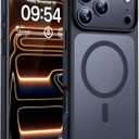 TOCOL for iPhone 17 Pro Max Case, Compatible with Magsafe, Full Camera Protection, Built-in Magnetic Ring, Translucent Matte Phone Case for iPhone 17 Pro Max 6.9 inch (Black)