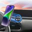 PZK Car Phone Mount for Mazda CX-30 CX30 2019-2022 2023 2024 2025 Accessories Custom Air Vent Car Phone Holder Compatible with Magsafe Magnetic Hands Free 360 Rotation Cell Phone Automobile Cradles