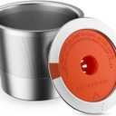 RETHONE Reusable K Cups and Coffee Pods, Stainless Steel K Cups Compatible with Keurig 2.0 and 1.0 Coffee Makers machine BPA-Free Refillable Coffee Filters (1)