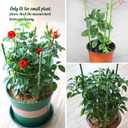 LEOBRO Tomato Cage, 2 PCS Small Plant Support Cage Rust Resistant Garden Ring Stake Plant Support for Tomato, Trellis, Climbing Plant, Flower, Plant Cages for Small Plants,17.7" H