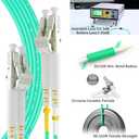 ADOP LC to LC Fiber Patch Cable OM3, 10 Mete10GB Multimode Duplex LC-LC 50/125um Fiber Optic Cable Cord LSZH- 10M (33ft)