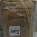 TPN Collapsible Baby Bathtub, Baby Bath Tub with Soft Cushion & Real-Time Thermometer, Baby Bathtub Infant to Toddler Tub (0-36 Months), Portable Newborn Travel Bath tub