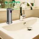 Infrared Automatic Soap Dispenser, Stainless Steel Touchless Soap Dispenser Automatic Dispenser with Waterproof Base for Bathroom Kitchen Hotel