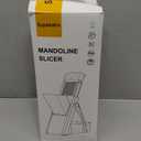 SupMaKin Upgrade Safe Mandoline Slicer for Kitchen,Adjustable Potato Slicer Vegetable Onion Chopper, French Fry Cutter, Include Vegetable Peeler(Gray)