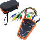 Upgrade HVAC Thermostat Bypass Tool Kit - Replacement for Supco Tradefox Jumper King | Professional Jumper Switch for AC/Heating Unit Diagnostic | with 4 Interchangeable Tips & Carrying Case