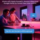 meross Smart LED Strip Lights, 16.4ft WiFi Strip Work with Apple HomeKit, Alexa, Google Home, and SmartThings, 16 Million Colors with App Control and RGB LED Lights for Bedroom, Living Room, Kitchen