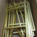 U-Shaped Metal Arched Flower Rack Perfect for Wedding Decorations and Celebrations 7.2 x 4.2 FT Wedding Arch Frame for Birthdays, Parties, and More (Gold)