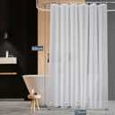 EurCross Shower Curtain Liner Extra Long 82 inch Length with 5 Bottom Magnets,Frosted PEVA Plastic Shower Curtain Liner, Waterproof Opaque Shower Liner No Smells with Metal Grommets,72 x 82 inch