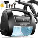 2026 Upgraded Handheld Steam Cleaner, 230°F High-Pressure Portable Hand Held Steamer for Home & Car, 30s Heat-Up, Chemical-Free Deep Cleaning for Kitchen, Bathroom, Grout (Matte Black)