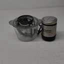 Kitchen in the box Food Processor, Electric Meat Grinder & Food Chopper with 400W Powerful Veggie Chopper-2 Bowls（8 Cup+8 Cup） & 2 Bi-Level Blades for Meat/ Fish/ Vegetable/ Baby Food（Sliver Button）