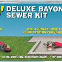 Valterra EZ Coupler 20-Foot RV Sewer Hose Kit for RV Camper, Includes 2 Attachable 10-Foot Hoses with Rotating Fittings and 90 Degree Clearview Sewer Adapter