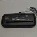 Bonsaii Paper Shredder for Home Use, 6 Sheet Strip Cut Small Paper Shredder Without Basket for Home Office, Portable Shredder Extendable Arm Design with Overheat Protection (S123-B)