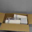 I00000 350Pcs Silver Plastic Dinnerware Set, Plastic Plates Disposable for 50 Guests Include: 100 Silver Rim Plates, 50 Paper Napkins, 50 Cups, 50 Plastic Silverware Set Perfect for Party & Wedding