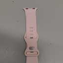 Sport Bands Compatible with Apple Watch Band Ultra 2/Ultra SE Series 9/8/7/6/5/4/3/2/1 38mm 40mm 41mm 42mm 44mm 45mm 49mm S/M M/L for Women/Men Silicone iWatch Band(Chalk Pink, 38/40/41mm