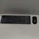 Backlit Large Print Wireless Keyboard and Mouse Combo, 2.4G Full Size Keyboards with Light Up Large Keys, Oversize Letters Keys Easy to See and Type, Quiet Keyboard Mouse for Windows, Laptop, PC