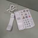 Uvital Big Button Phone for Seniors, Corded Landline Phone with 9 One-Touch Dialing Big Buttons, Hands-Free Calling, Loud Ringer, Easy to Use for Visually Impaired Telephone for Seniors