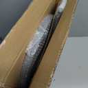 Apicizon Round Grey Side Table, Tray Nightstand Coffee End Table for Living Room, Bedroom, Small Spaces, Easy Assembly Bedside Table, 15 x 18 Inches