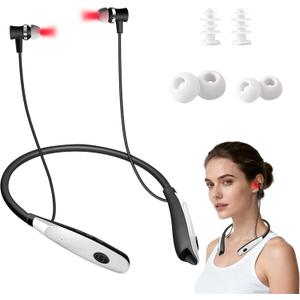 2026 Upgraded 2-in-1 Red Light Device for Ears & Nose 650nm LED, Wearable Hands-Free Neck Design, Lightweight & Comfortable for Daily Ear & Nasal Relaxation