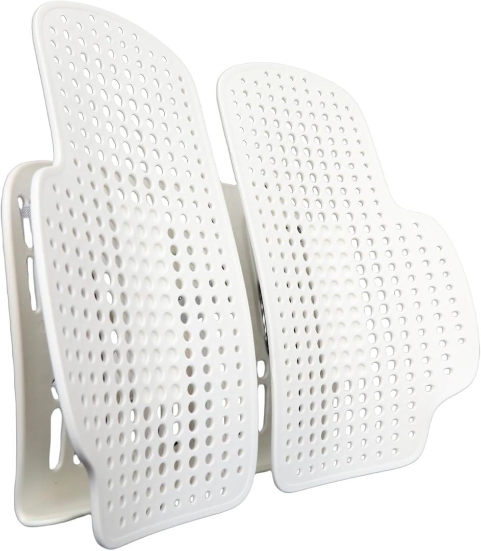 Back Support for Office Chair, Lumbar Support with Up & Down Adjustment,Ergonomic Lumbar Support Pillow for Office Chair, Lumbar Pillow for Home Office Desk Chairs (Grey)