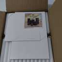 Simply Soson Vigil White Taper Candles Bulk - 112 Church Candles with Drip Protectors - White, Ritual, Memorial, Tapered