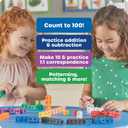 Learning Resources MathLink Cubes - Set of 100 Cubes, Ages 5+ Kindergarten, STEM Activities, Math Manipulatives, Homeschool Supplies, Teacher Supplies