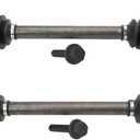 TRQ Front CV Axle Shaft Assembly Set Compatible with 1996-2001 Audi A4 Quattro 2000-2005 Volkswagen Passat
