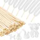 100Pcs clear 260 Balloons Clear Long Skinny Latex Balloon for Animal Ballons, Premium Quality Balloons for Beginners Baloons Making Kid's Carnivals Party Decoartion