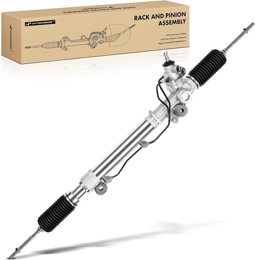 A-Premium - Hydraulic Power Steering Rack and Pinion Compatible with Toyota 4Runner 2003-2009 4.0L 4.7L, FJ Cruiser 2007-2009 4.0L & Lexus GX470 2003-2009 4.7L