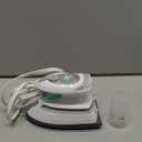 BEAUTURAL Mini Travel Steam Iron for Clothes with Dual Voltage, Temperature Control, Non-Stick Soleplate and Cord Storage, Ideal for Sewing, Quilting and Handcraft (White)