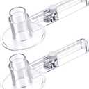 2 Pack 58 mm/2.25 Inch Clear Circle Paper Cutter Button Maker Tools Adjustable Round Circular Cutter for Art DIY Crafts, 70-210mm