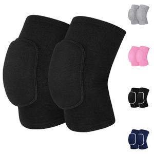 HISFFOG Volleyball Knee Pads for Women, Men, Youth, Girls, Kids, Knee Brace for Volleyball Basketball Football Dance Yoga Tennis Running Cycling Workout Climbing Wrestling (Small, Black)