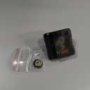 Quartz Clock Mechanism Replacement Battery Operated Silent Clocks Kit Include Clock Hands Second Hand DIY Repair Parts Shaft Length 13.5mm(17/32 Inch)