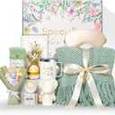 Self Care Gifts for Women, Spa Care Package, Mother's Day and Easter Gifts Surgery Inspirational Thinking of You Sympathy Gift, for Mom Sister Wife, Get Well Soon & Birthday Present (Sage Green)