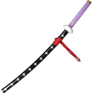 Purple Trafalgar Law Sword, Stainless Steel, Anime Cosplay Sword, 45 Inches