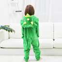 LOLANTA Boys' Girls' Bodysuits Costume Fleece Dinosaur Jumpsuit One-Piece Kids Holiday Halloween Birthday Gift