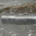 100-Pack Clear Plastic Cans with Easy-Peel Aluminum Lids, 16.9 oz (500 ml), Large